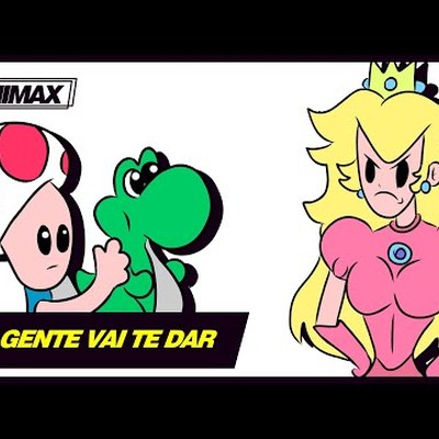 animação cachorro mario princesa