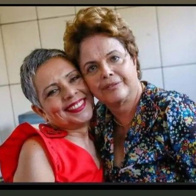 Sandra Modesto e  Dilma Eousseff (Ex-presidente do Brasil)