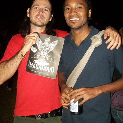 Daniel Feo e Fábio Venceslau (The Cat) - Fundadores do Zine