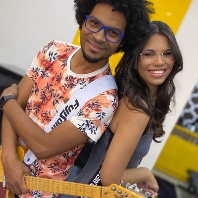 Yasmim e seu pai Edilson Dibah